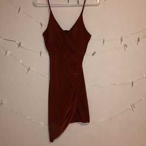 Dark burnt orange dress